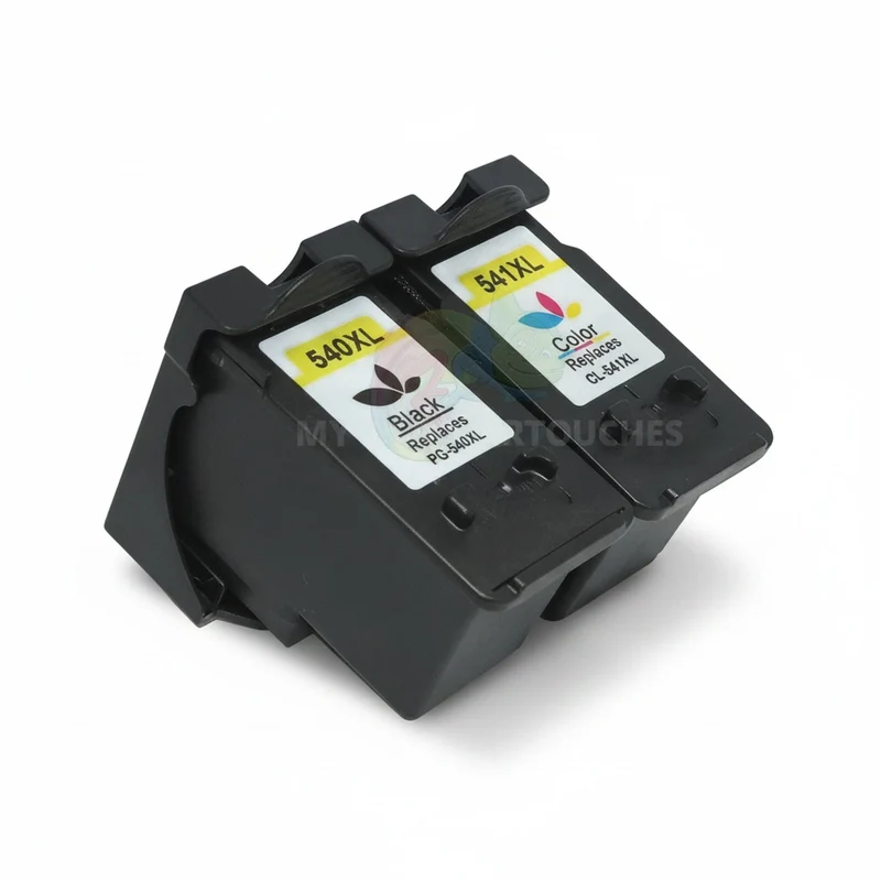Compatible Canon PG-540XL / CL-541XL - Pack Noir et couleurs - Niveau d'encre