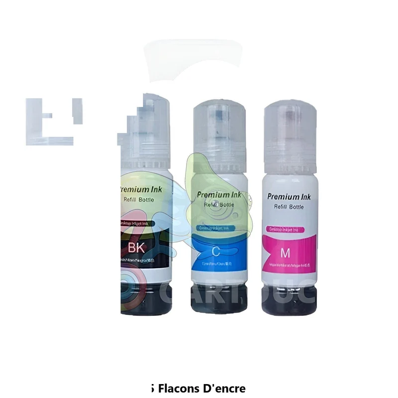 Pack 4 Flacons Epson 664 EcoTank T6641/T6644 — ET-2500, ET-2550, L355