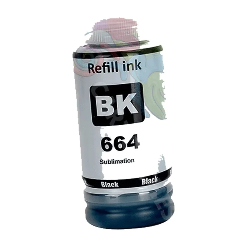 Flacon d'encre Epson ECO-TANK T6641 Noir (C13T66414A) Compatible