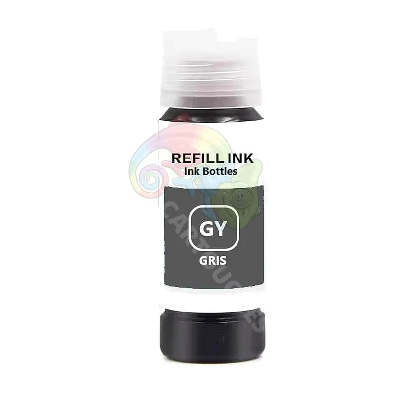 Flacon d'encre Epson ECO-TANK 114 GRIS (C13T07AB540) Compatible