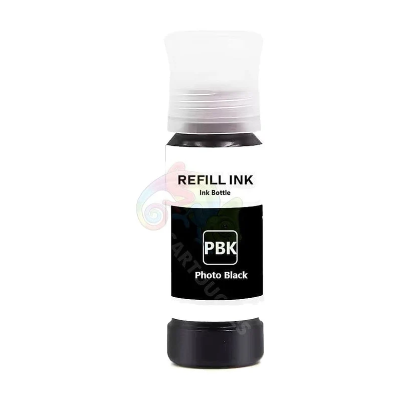 Flacon d'encre Epson ECO-TANK 114 Photo Black (C13T07AB140) Compatible