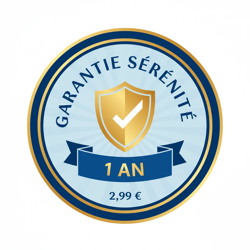 Garantie Sérénité 1 an (+2,99 €)