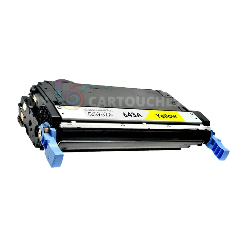 Toner Laser Pour HP 643A Yellow Toner laser HP (Q5952A) Compatible