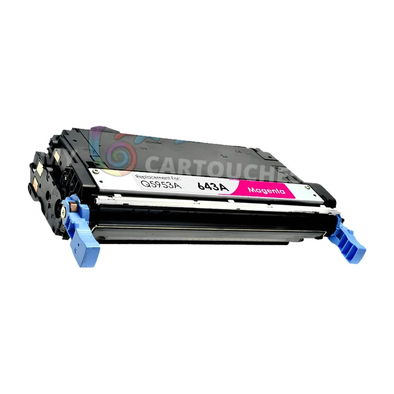 Toner Laser Pour HP 643A Magenta Toner laser HP (Q5953A) Compatible