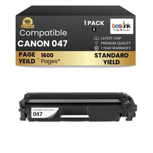 CANON 047 Comaptible Toner Cartridge Black ( 1 Pack ) Standard Yield