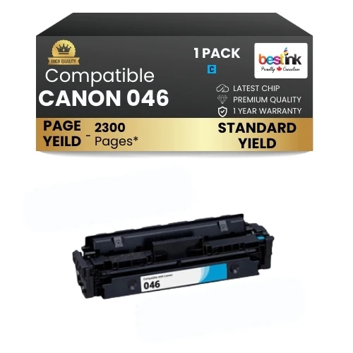 CANON 046 Compatible Toner Cartridge Cyan ( 1 Pack ) Standard Yield
