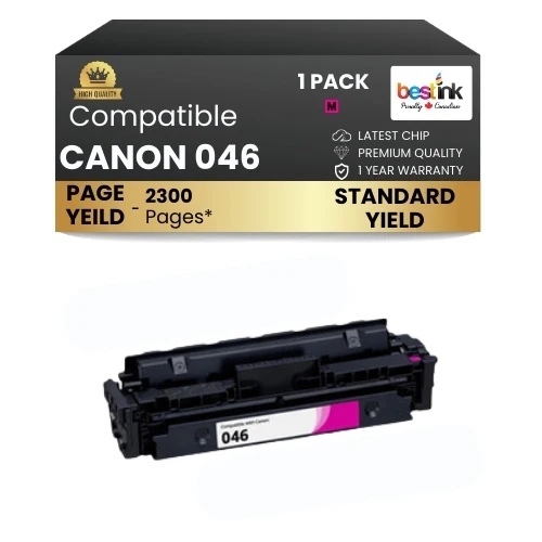 CANON 046 Compatible Toner Cartridge Magenta ( 1 Pack ) Standard Yield