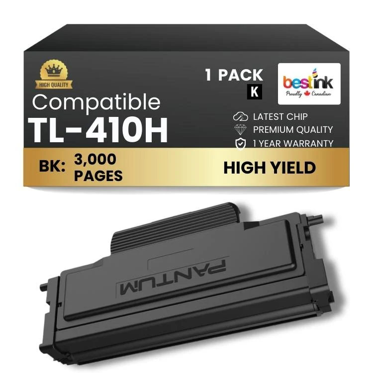 Compatible TL- 410H Black Toner Cartridge 1 Pack