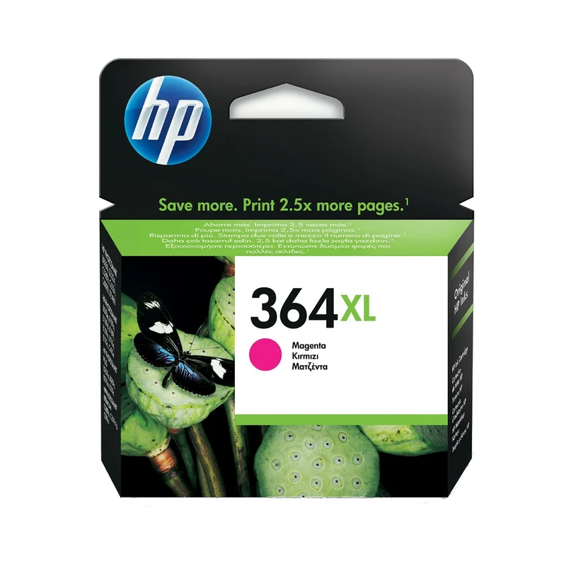 Cartouches d'encre magenta d'origine HP 364XL - CB324EE