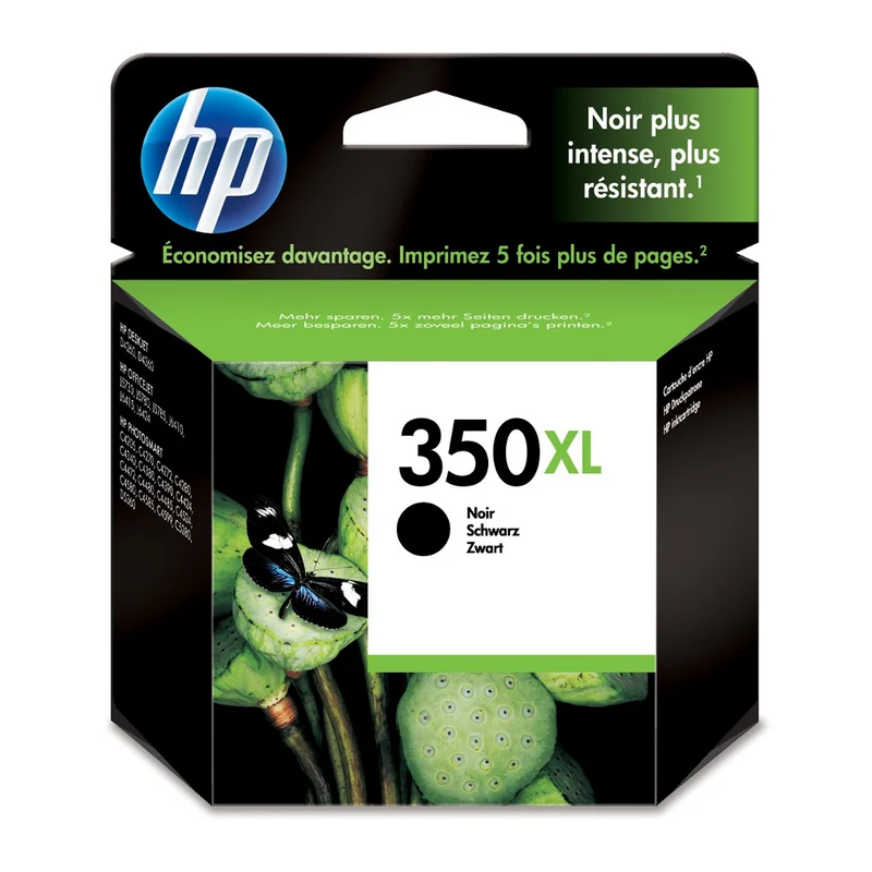 Cartouches d'encre noir d'origine HP 350XL - CB336EE
