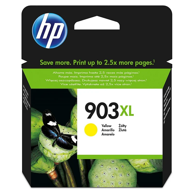 Cartouche d'encre couleur jaune d'origine HP 903XL - T6M11AE