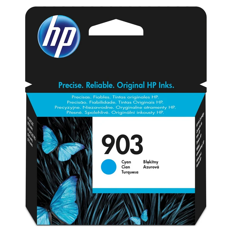 Cartouche d'encre couleur cyan d'origine HP 903 - T6L87AE
