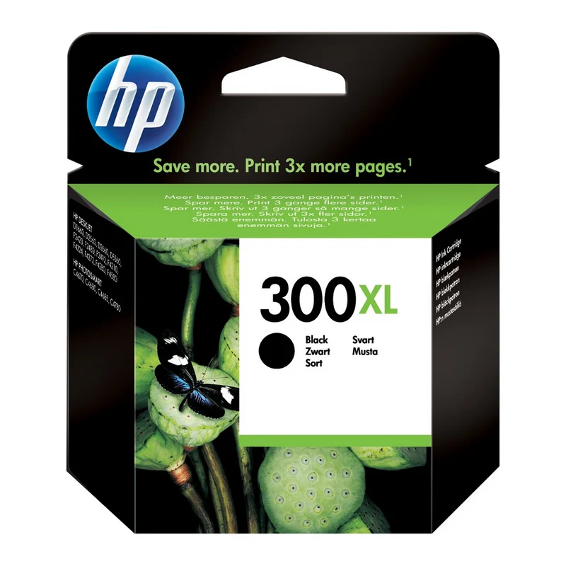 Cartouches d'encre noir d'origine HP 300XL - CC641EE