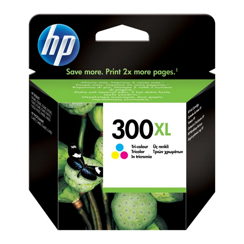 Cartouches d'encre couleur d'origine HP 300XL - CC644EE