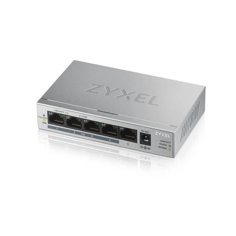 Switch 5 ports GbE PoE ZyXEL - GS1005HP