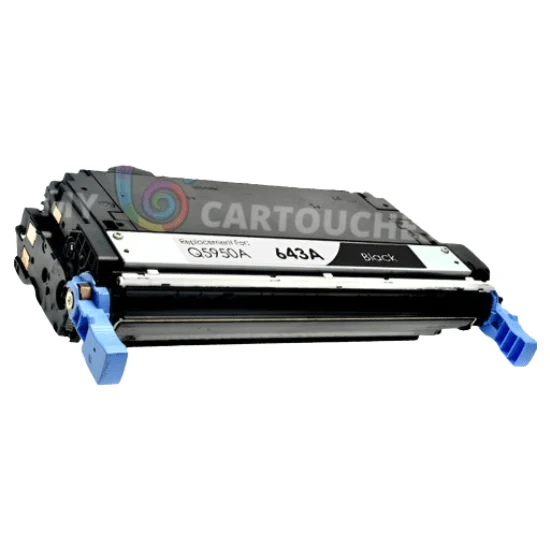Toner Laser Pour HP 643 A Noir Toner laser HP (Q5950A) Compatible