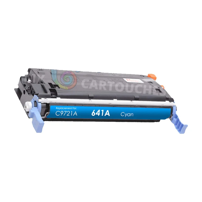 Toner Laser Pour HP 641A Cyan Toner laser HP (C9721A) Compatible
