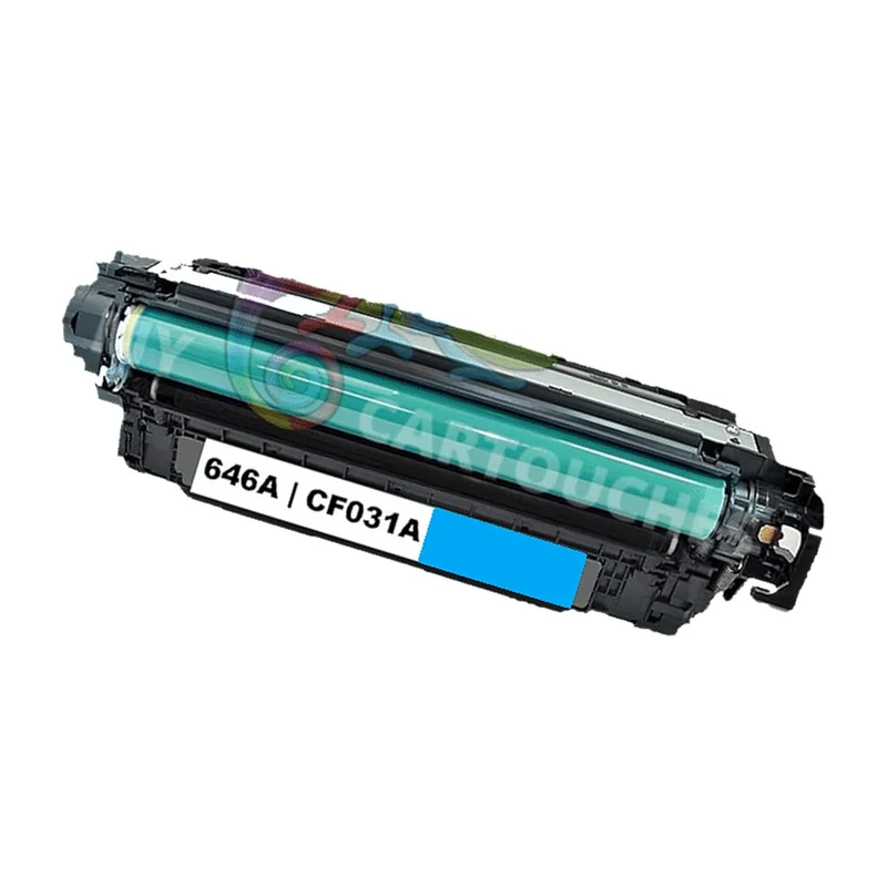 Toner Laser Pour HP 646A Cyan Toner laser HP (CF031A) Compatible