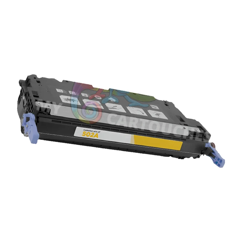 Toner Laser Pour HP 502A Yellow Toner laser HP (Q6472A) Compatible
