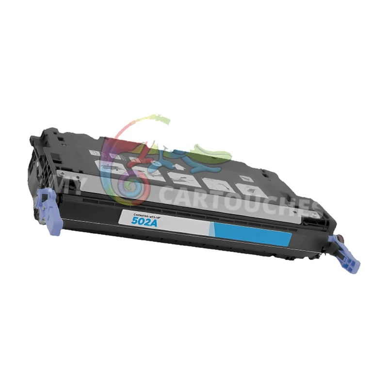Toner Laser Pour HP 502A Cyan Toner laser HP (Q6471A) Compatible