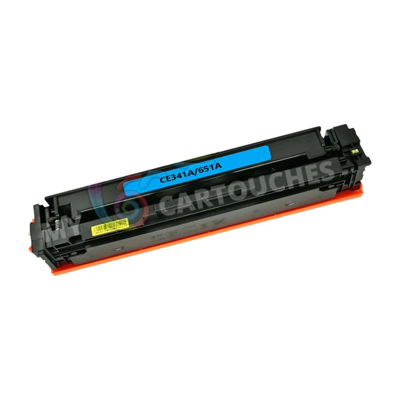 Toner Laser Pour HP 651A Cyan Toner laser HP (CE341A) Compatible