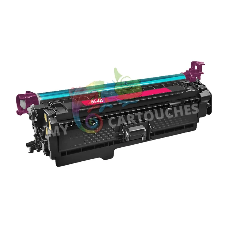 Toner Laser Pour HP 654A Magenta Toner laser HP (CF333A) Compatible