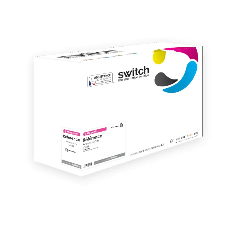 HP 924 Toner Magenta compatible équivalent à W9243MC · Switch