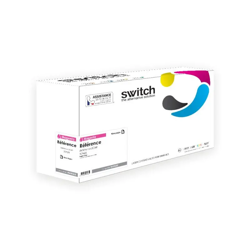 HP 314A Toner Magenta compatible équivalent à Q7563A · Switch
