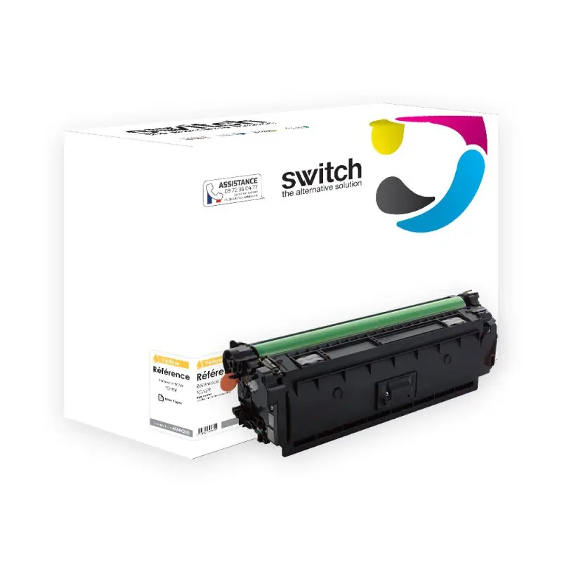 HP 657X Toner Jaune compatible équivalent à CF472X · Switch