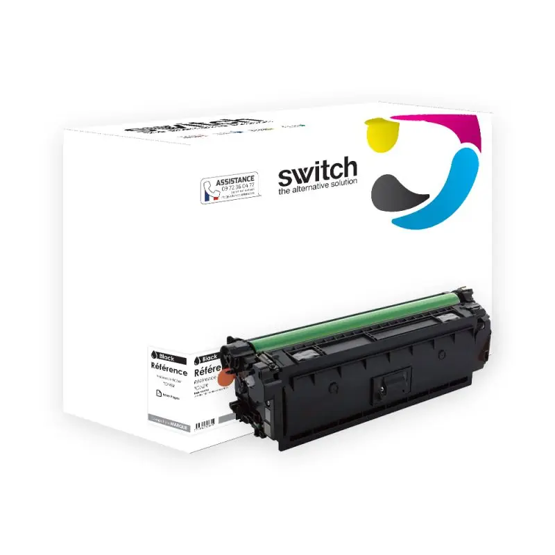 HP 657X Toner Noir compatible équivalent à CF470X · Switch