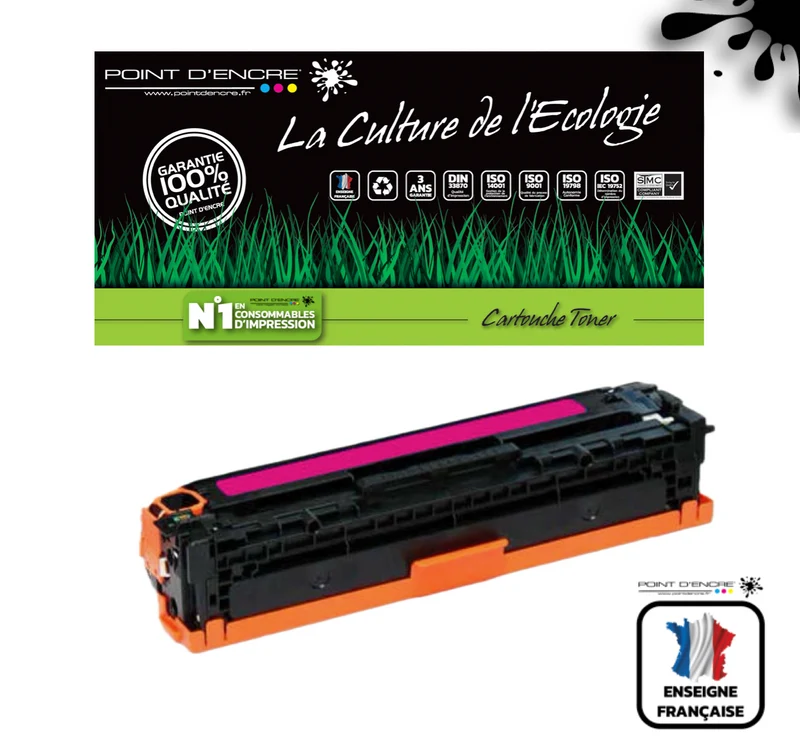 045H / 054H - MAGENTA - Grande capacité Marque Francaise POINT D'ENCRE pour Imprimantes compatibles Canon (clca)