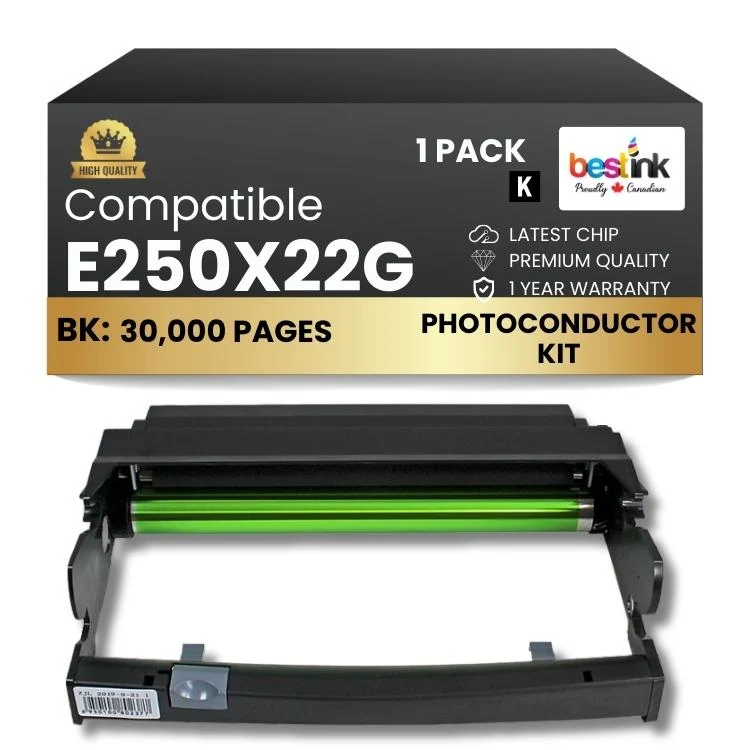 Compatible Lexmark E250X22G Photoconductor Kit (toner not included)