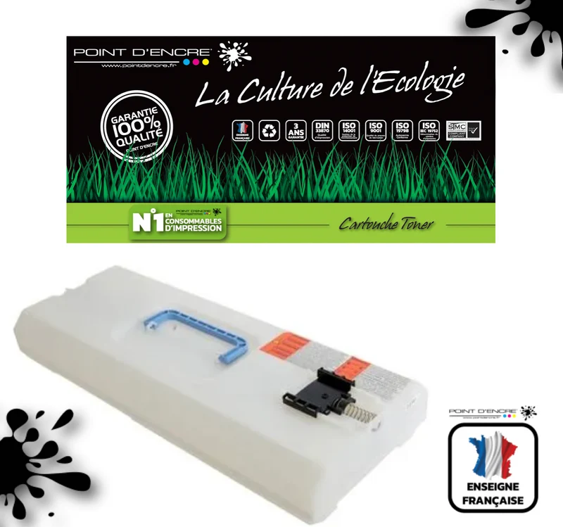 C-EXV49 - FM1A606020 / WT-202 collecteur de toner - Grande capacité Marque Francaise POINT D'ENCRE pour Imprimantes compatibles Brother (clc)