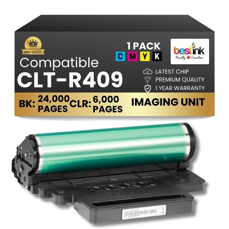 Compatible Samsung CLT-R409 Black and Color Imaging Drum Unit 1 Pack
