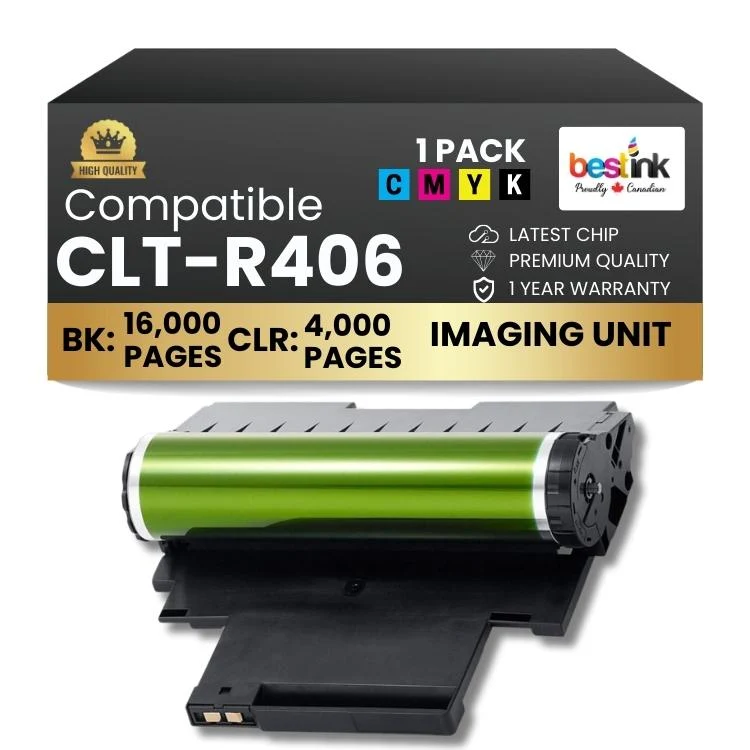 Compatible Samsung CLT-R406 Black and Color Imaging Drum Unit 1 Pack