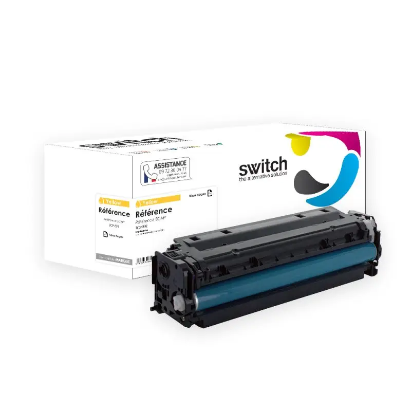 HP 415X Toner Jaune compatible équivalent à W2032X · Switch
