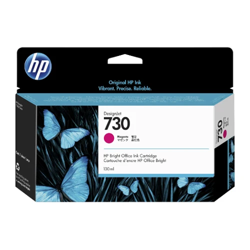 Cartouche d'encre d'origine HP 730 DesignJet magenta 130ml - P2V63A