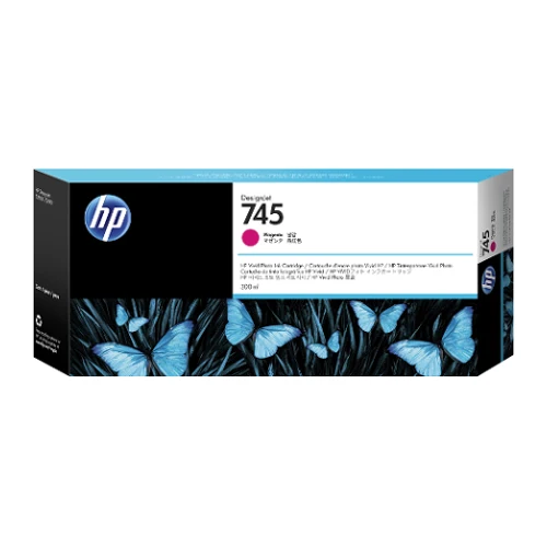Cartouche d'encre d'origine HP 745 DesignJet magenta 300ml - F9K01A