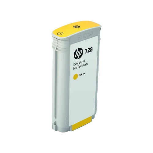Cartouche d'encre d'origine HP 728 DesignJet jaune 130ml - F9J65A