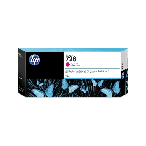 Cartouche d'encre d'origine HP 728 DesignJet magenta 300ml - F9K16A