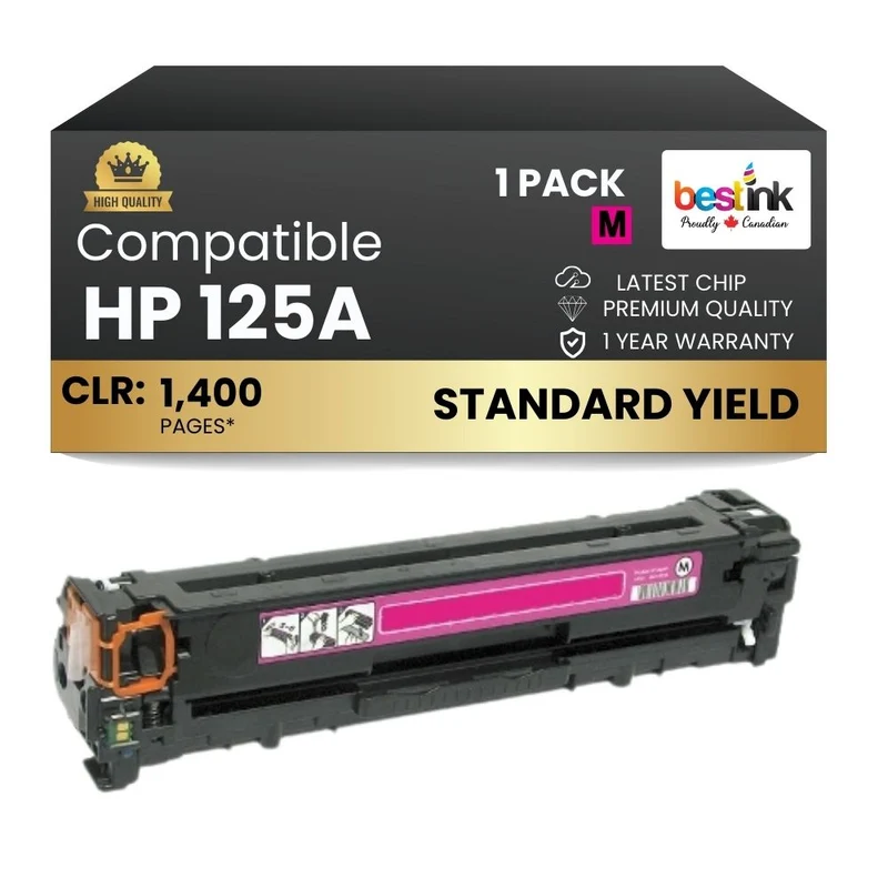 Compatible HP 125A CB543A Magenta Toner Cartridge
