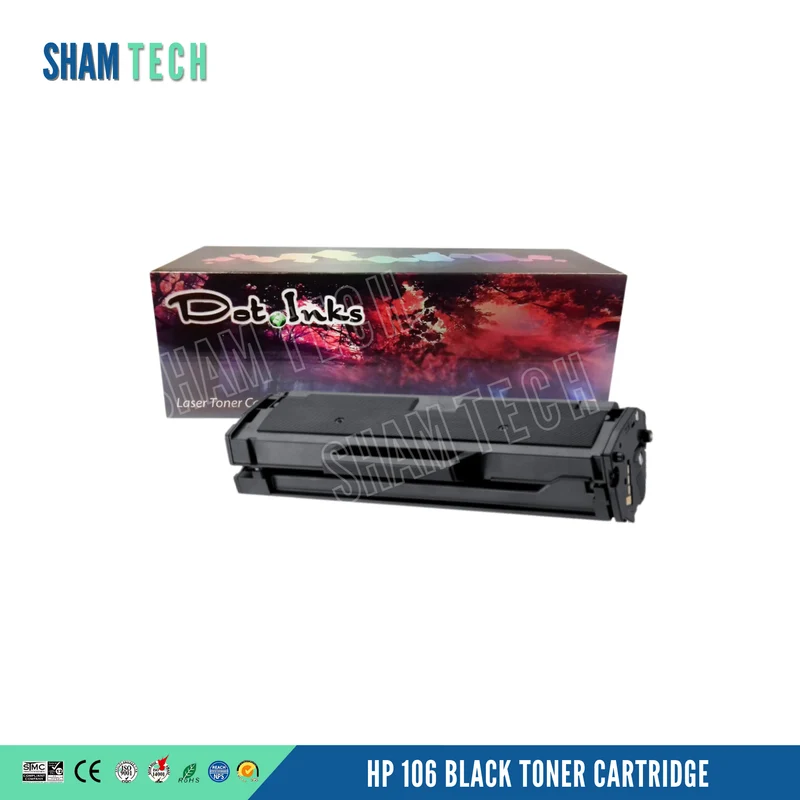 106A / W1106A Black Toner Cartridge Compatible for HP Laser Printers