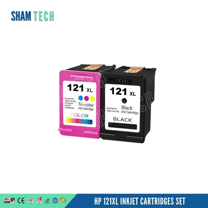 Compatible HP 121XL Inkjet Cartridges Set