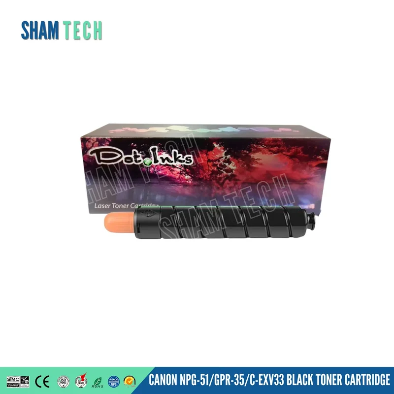 Canon C-EXV33 Black Toner Cartridge (NPG-51/GPR-35) (compatible)