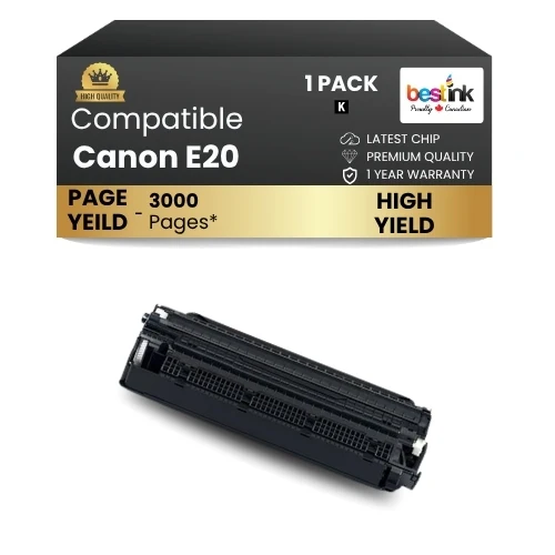 Canon E20 Compatible Toner Cartridge Black ( 1 Pack ) High Yield