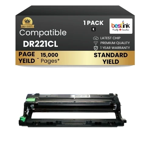 Brother DR221CL Drum Unit Standard Yield Black