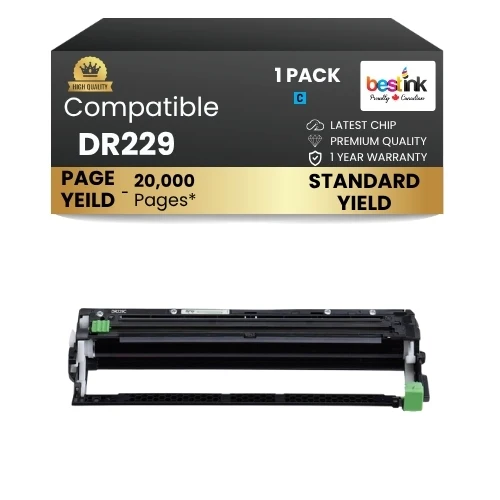 BROTHER DR229 Compatible Drum Unit Cyan ( 1 Pack )