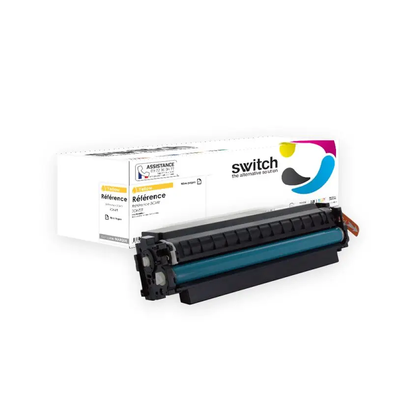 HP 410A Toner Jaune compatible équivalent à CF412A · Switch