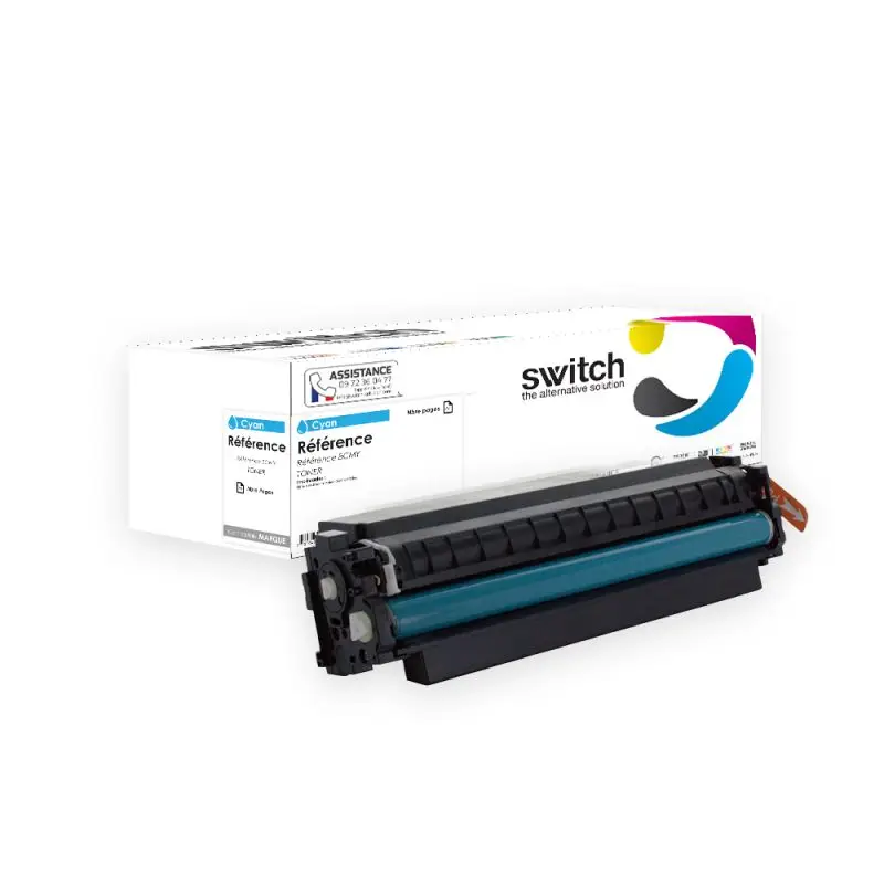 HP 410A Toner Cyan compatible équivalent à CF411A · Switch