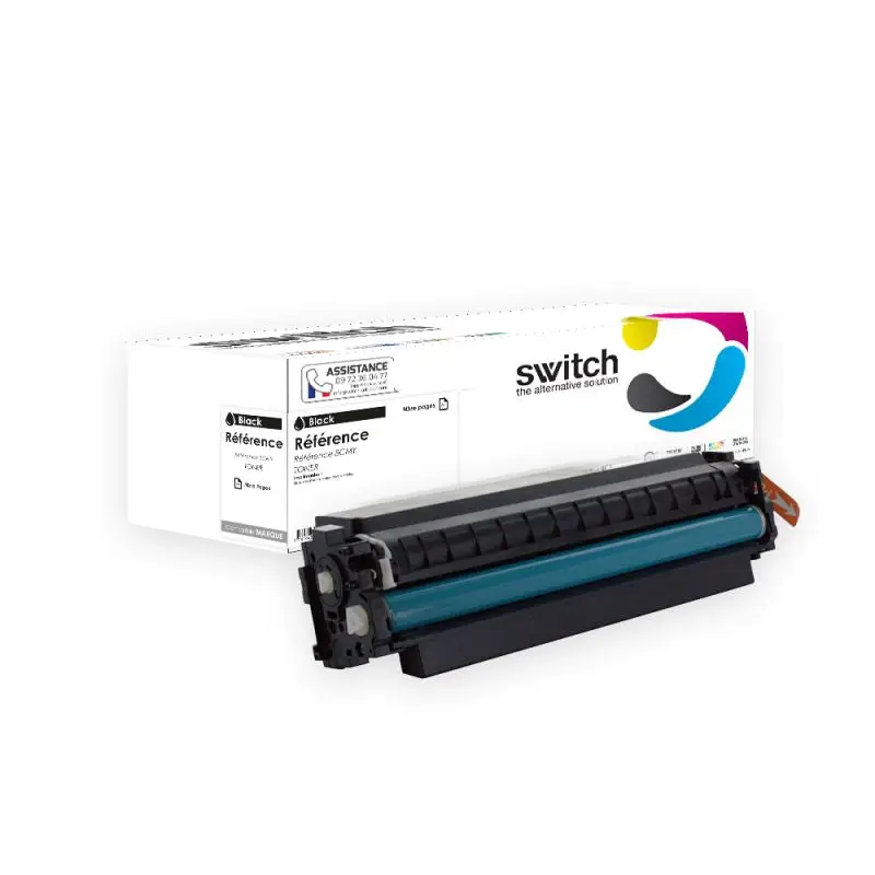 HP 410A Toner Noir compatible équivalent à CF410A · Switch